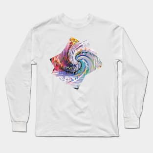 Avante-Garde Jazz Design Long Sleeve T-Shirt